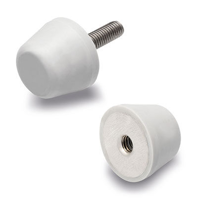 Conical anti-vibration mount DVFsteelinoxfor machines