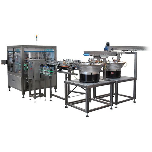 Neck handle applicator SIA16000automaticwith conveyorfor bottles