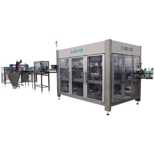 Lateral handle applicator SIAL12 seriesautomaticwith conveyorfor bottles