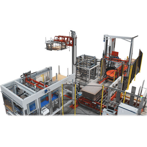 Роботизированный укладчик лотков, укладчик паллет, серия ECAавтоматическийдля промышленности выдувного формования бутылок