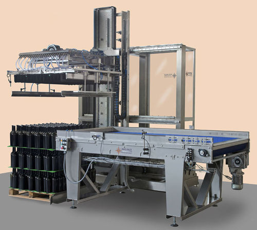 Депаллетизатор с захватом CALABRONEслойдля банокдля стеклянных бутылок