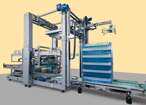 Депаллетизатор слоев SWIPPER LOWнизкоуровневая подача для стеклянной тарыдля банок