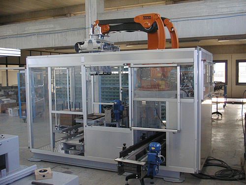 Pick-and-place case packer HORIZON R horizontalroboticbottle