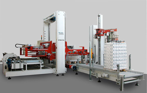 Layer palletizer STRATOS Pfor sackspackageautomatic