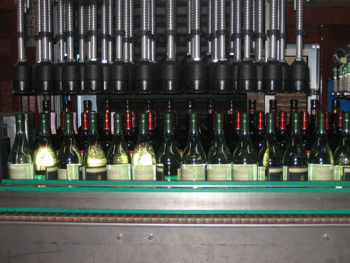 Mixed case case packer pick-and-placeverticalfor glass bottles