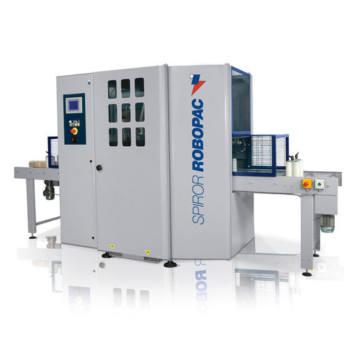 Rotary ring stretch wrapper SPIROR HP 300automaticstretch filmwith conveyor