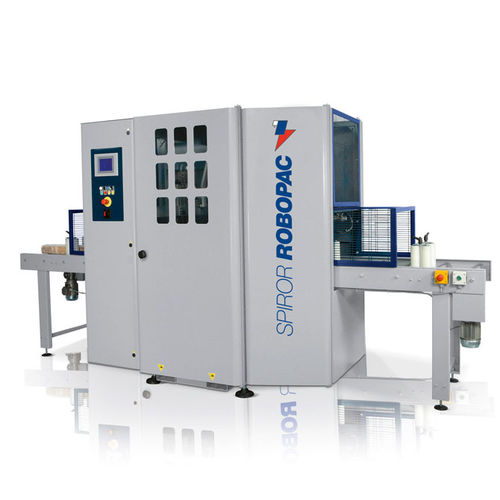 Rotary ring stretch wrapper SPIROR HP 600automaticstretch filmwith conveyor