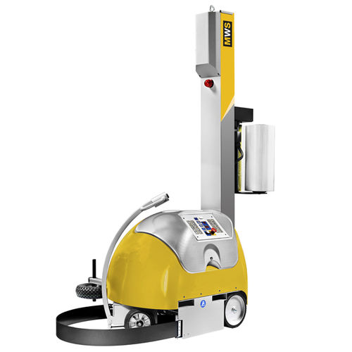 Мобильная упаковочная машина в стретч-пленку поворотная ручно-автоматическаяпаллетная