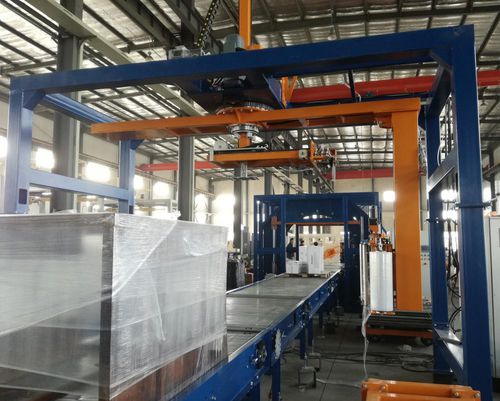 Rotary arm wrapping machine S1800EZ-PLfor chemical productsfor food productsfor cartons