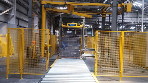 Упаковочная машина с поворотным рычагом R1800FZ-PL-CS автоматическая для пищевой промышленности и производства напитков