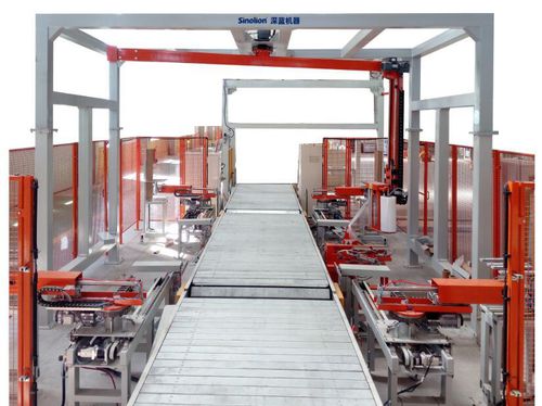 Обёрточная машина с поворотным рычагом R1800-FZ-PL-PCF010A, полностью автоматическая паллета для промышленного применения