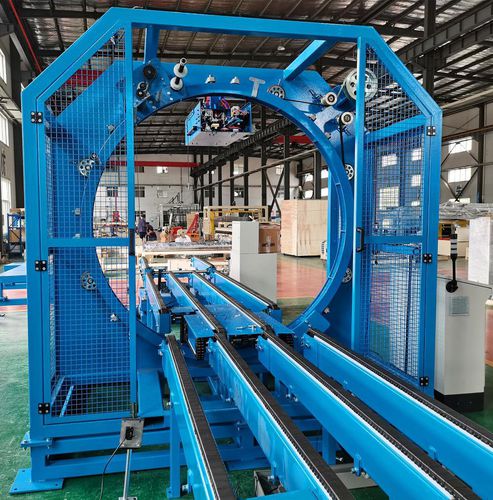 Орбитальная упаковочная машина S1800автоматическая стретч-пленка для поддонов