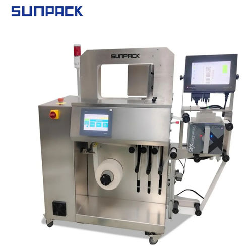 Машина для обвязки бумаги пленкой WK06-75C-MROPPс сенсорным экраномс принтером