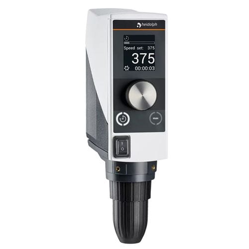 Overhead laboratory stirrer Hei-TORQUE Coredigitalfor liquidsfor low-viscosity materials