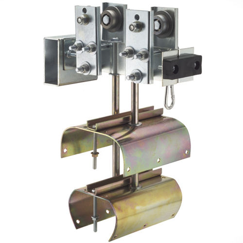 Тросовая тележка из оцинкованной стали, серия T1740-2S, нержавеющая сталь