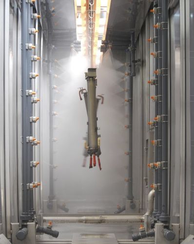 Туннель предварительной обработки поверхности камеры