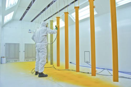 Закрытая камера порошковой покраски