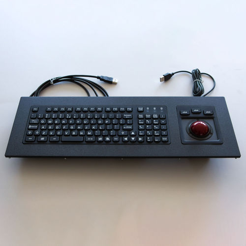 Клавиатура панельная КТ-99-ГСФ-02с механическими клавишамис 3-мя клавишами мыши99-клавишная