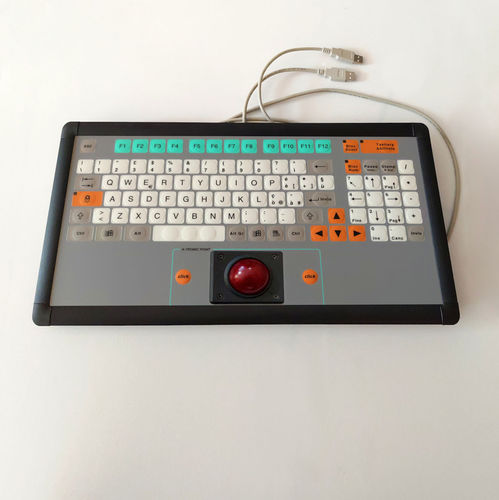 Клавиатура панельная КТ-100-И-03с механическими клавишамис клавишей Fnс 2 клавишами мыши