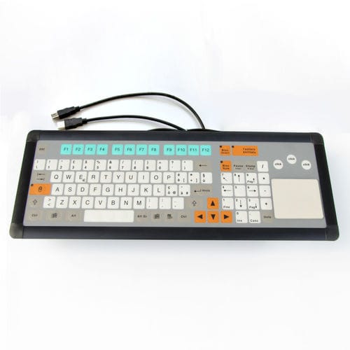 Клавиатура панельная КТ-100-И-04с механическими клавишамис клавишей Fnс 3-мя клавишами мыши