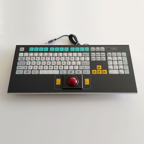 Клавиатура панельная КТ-105-Р-05с механическими клавишами105-клавишнаяс 2-мя клавишами мыши