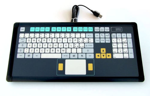 Клавиатура настольная КТ-105-И-40емкостная105-клавишнаяс тачпадом