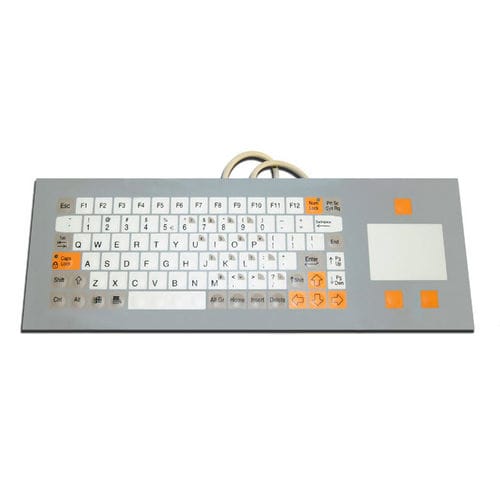 Клавиатура панельная КТ-84-Р-37с механическими клавишами84-клавишнаяс тачпадом