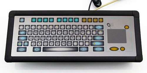 Клавиатура панельная КТ-72-ПИ-04с механическими клавишамис тачпадомс мышкой