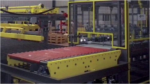 Роторный нож для резки керамических блоков спереди