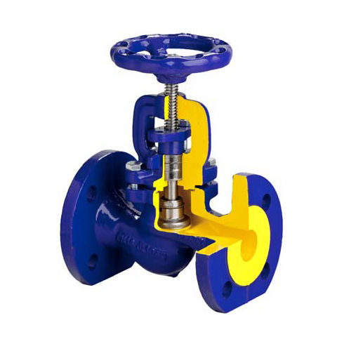 Клапан проходной 215с маховикомдля водяного фланца