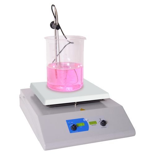 Магнитная лабораторная мешалка F800 MAXI с горячей плитой и регулируемой скоростью