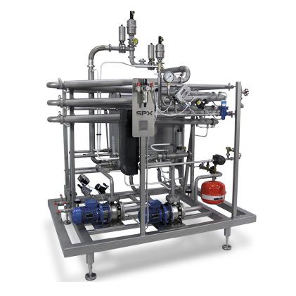 Pasteurizer for the food industry GS-607-GBhigh-temperaturesteamplate heat exchanger