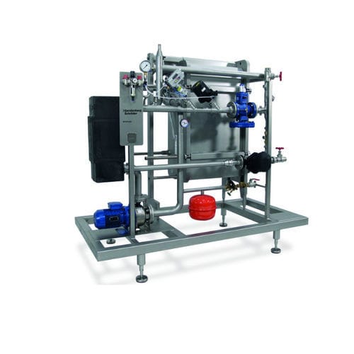 Melter for the food industry