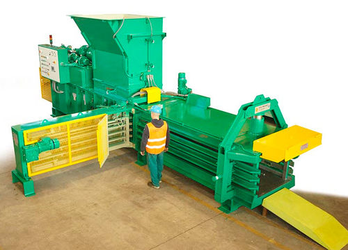 Горизонтальный пакетировочный пресс Mac 107 с каналом верхней загрузки для бумаги