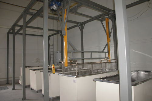 Машина для погружной очистки с промывкой