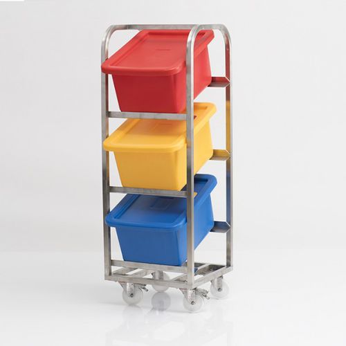 Storage cart H3338steelstainless steelcontainer