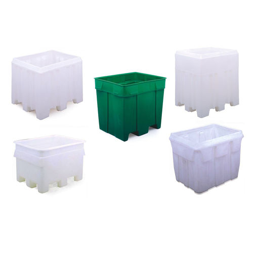 Plastic pallet box Rxxx series, E2storagestackingwith lid