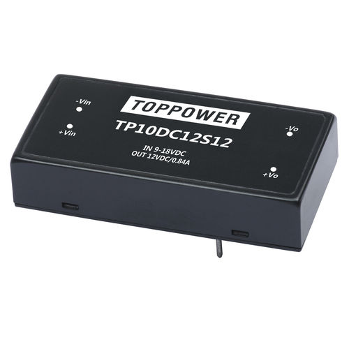 DIP DC/DC преобразователь серии TP10DC Диапазон входного напряжения 4:1 Диапазон входного напряжения 2:1