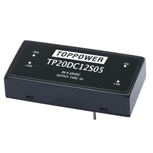 DIP DC/DC преобразователь TP20(30)DC series2:1 Диапазон входного напряжения