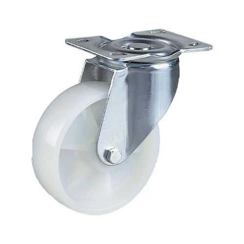 Поворотный ролик RH503RОпорная плита для тележки средней грузоподъемности