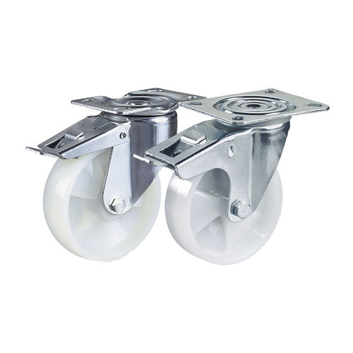 Поворотный ролик RH503SОпорамоноблочныйс тормозом