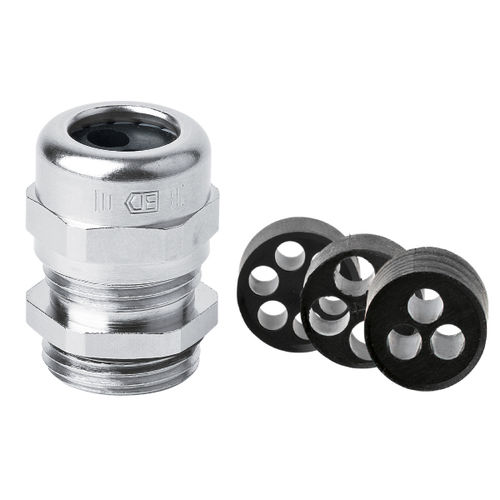 Кабельный ввод из полиамида JCR16Нитрил-бутадиен-каучук (NBR)никелированная латуньIP65