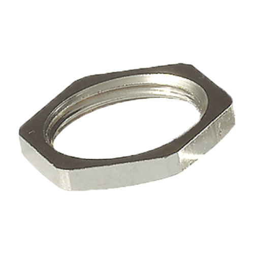 Шестигранная контргайка JCD08, никелированная латунь