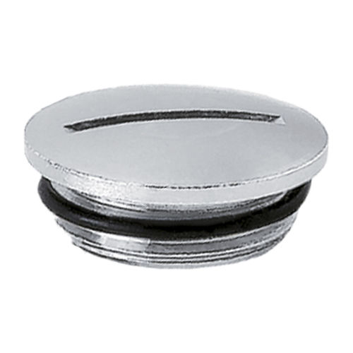 Тороидальная заглушка JCT04 с резьбой NBR, никелированная латунь