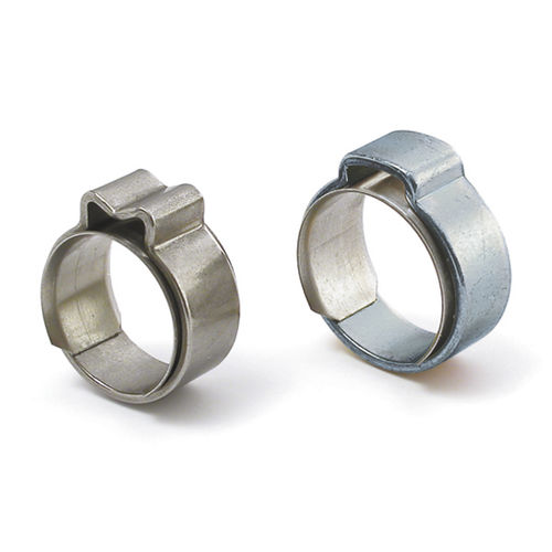 Хомут для шланга из оцинкованной стали CLPSG, тисненая лента