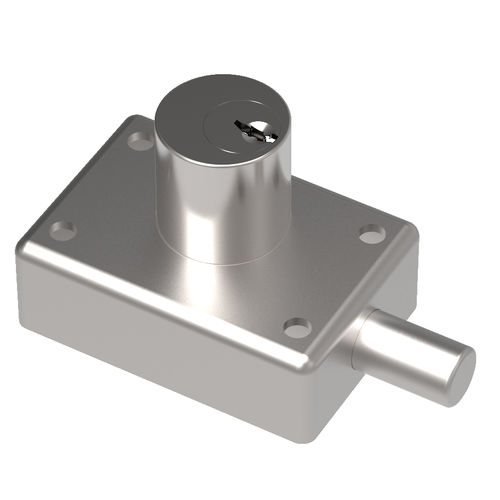 Замок ключевой, ригель SB11для электрощита, нержавеющая сталь