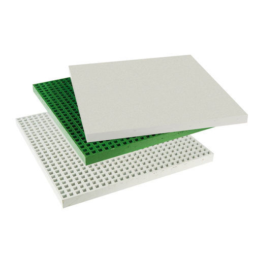 Решетка из полиэстера FRPквадратная сетканескользящаяогнестойкая