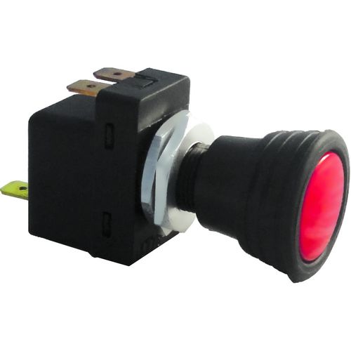 Грибовидный переключатель 9016999 однополюсный с подсветкой вкл./выкл.