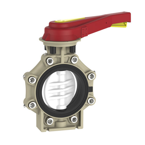 Клапан-бабочка К4 рычажно-фланцевого типа