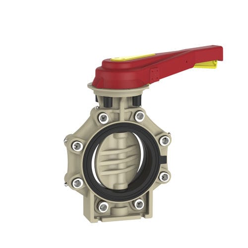 Клапан-бабочка типа K4leverflangelug